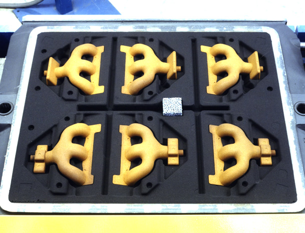 cores in mold