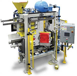 quickcore vertically parted core box machine